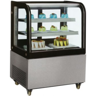 36" Refrigerated Curved Glass Display Case (Omcan)